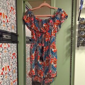 Floral Off-Shoulder Romper